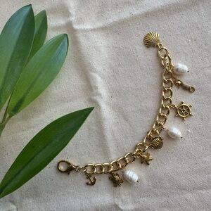 Handmade Nautical Purse Charm Keychain ⚓️🐢⭐️🐠🚢🐚